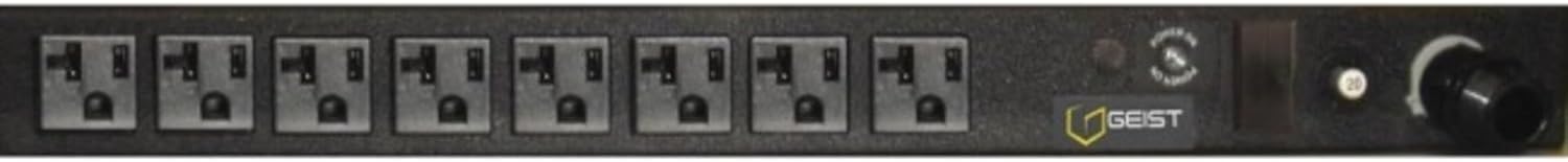 Vertiv - 38137 - Geist NSVLN080-102R20TL 8-Outlets PDU - Basic - NEMA L5-20P - 8 x NEMA 5-20R - 120 V AC - 0U/1U - Horizontal/Vertical - Rack-mountable
