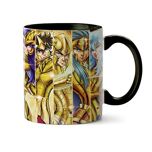 CANECA CAVALEIRO DO ZODÍACO - OURO