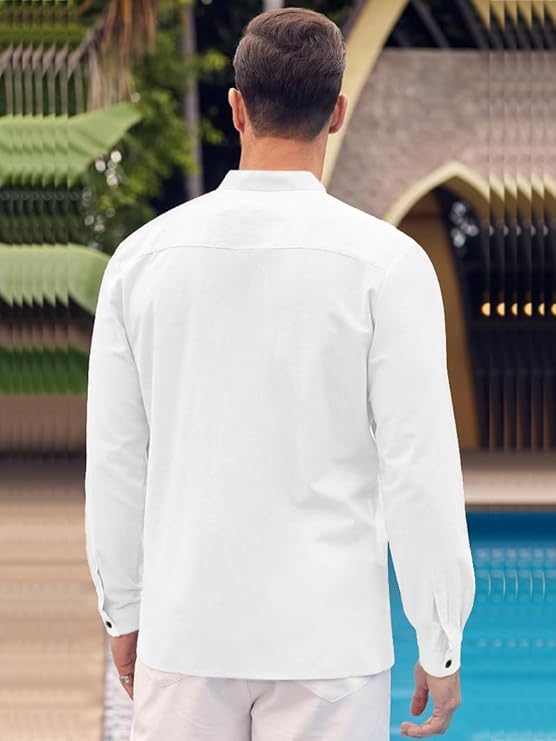 Image of Bellstone Men's Solid Cotton Shirt | Casual | Plain | Full Sleeve | Summer-Regular Fit| Men Stylish Shirt | Everyday Formal Wear |Soft Breathable Fabric | Everyday Smart Casual Wear
