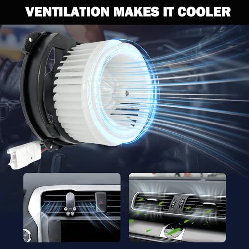 Image of 700293 AC Heater Blower Motor Front Fit for Chrysler 200 2015 2016 2017 Sedan ,Compatible with Jeep Cherokee 2014-2023 Sport Utility 75038, 68223053AC, BM10032C, PM4097