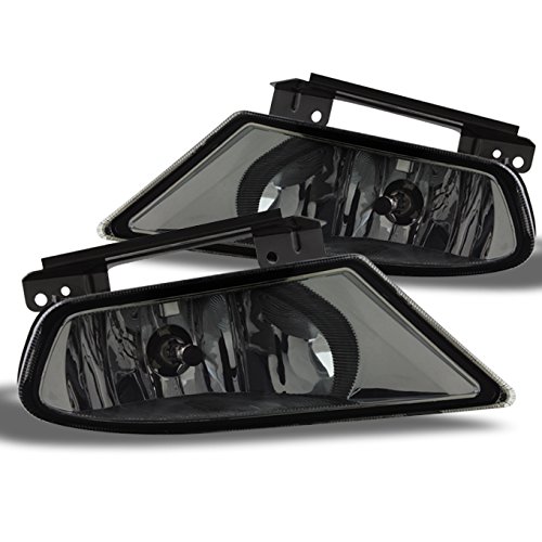 AKKON - For Honda Odyssey SUV Bumper Driving Fog Lights Smoke JDM Driver/Passenger Lamps Wiring/Switch/Bracket