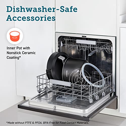 COSORI Pressure Cooker Sealing Ring, Compatible with CMC-CO601-SUS Only, 2 Packs, BPA-Free, CRP-CO601RS-XUS