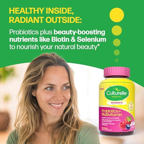 Culturelle Womens Probiotic + Multivitamin Gummies, Mixed Berry, 60 Ct - image 5