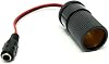 DC 5.5x2.5mm Dişi - Oto Çakmak Soketi Çevirici Adaptör Kablosu, 10 Cm,