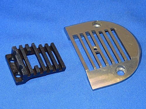 INDUSTRIAL SEWING MACHINE WIDE GUAGE NEEDLE PLATE AND FEED, WILL FIT BROTHER +