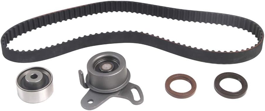 Timing Belt Kit with Tensioner, Compatible with 2001-2011 Hyundai Accent 1.6L | 1996-1997 Hyundai Accent 1.5L | 2006-2011 Kia Rio Rio5 1.6L G4FK G4ED TCK282