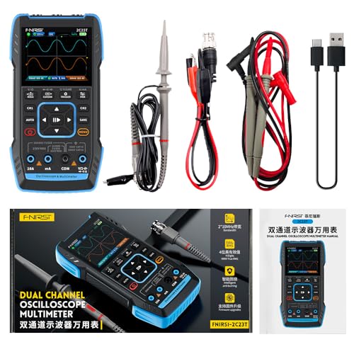 Multimètre d'oscilloscope portable QiudanTimes 2C23T pour le dépannage de vos appareils à la maison