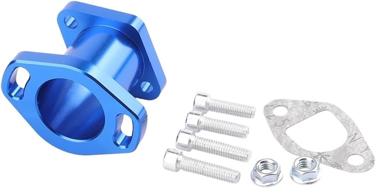 Replacement parts Motorcycle Carburetor Adaptor Repair Modification Interface Pipe For H-nda 212cc Gx160 Gx20 VM22 Parts(Red)