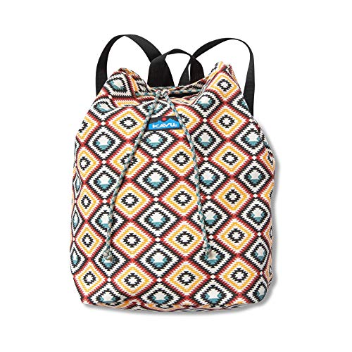 KAVU Eco Rucksack Organic Lightweight Cotton Backpack-Rough Diamond
