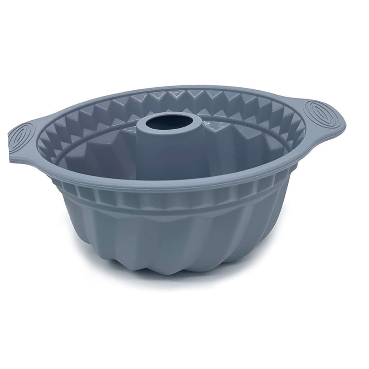 Mobestech 3piezas Molde Redondo De Silicona para Pasteles Antiadherente para Hornear Mousse De Herramientas para Hornear Pastel Casa Molde De Tubo Acanalado para Bizcochos