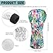 ELEQIN Golf Club Head Covers Golf Head Covers Fits Driver Funny Sleeve Waterproof Leather Headcovers Outdoor Sports Accessories Gift for Club Men Women Golfers Tropical Pink Hibiscus