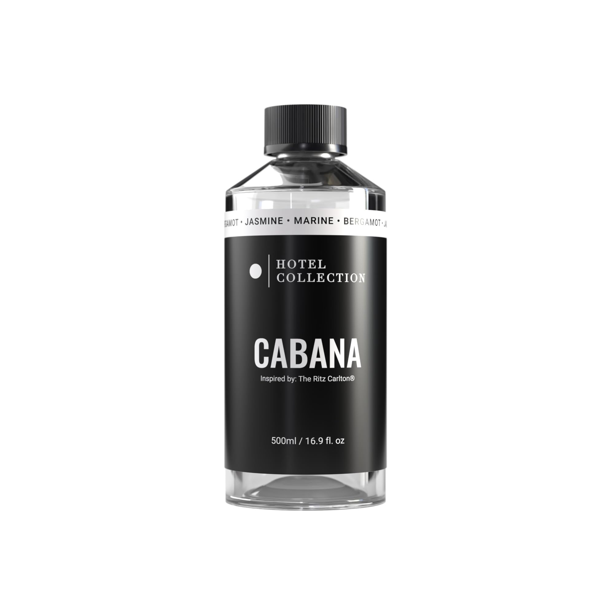 Cabana Fragrance Oil Blend - Hotel Inspired for Luxury Essential Oil Diffusers - Aromatherapy Scent Diffuser Oil - Marine, Bergamot, and Jasmine - 500 mL, 16.9 fl oz