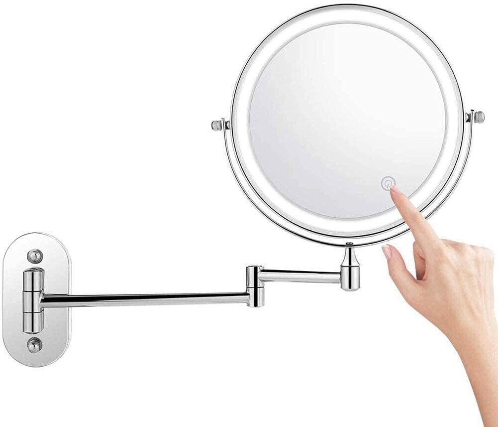 Miroir de salle de bain deux miroirs de courtoisie à fixer au mur