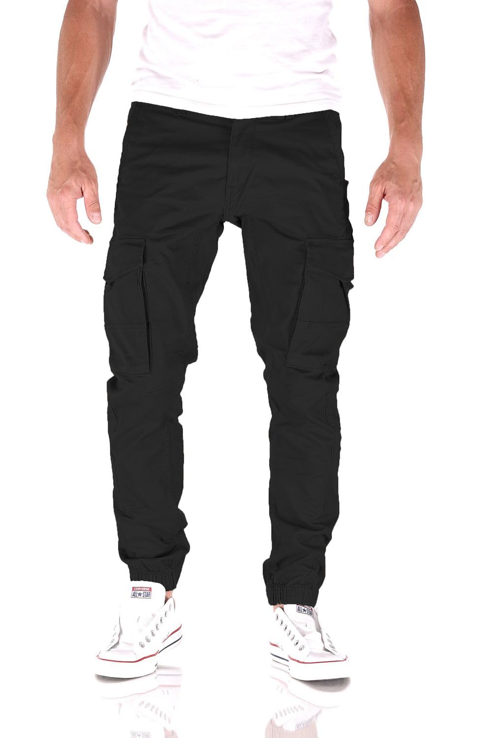 Jack & Jones Paul Flake Cargo Tapered Fit Herren Jeans Hose