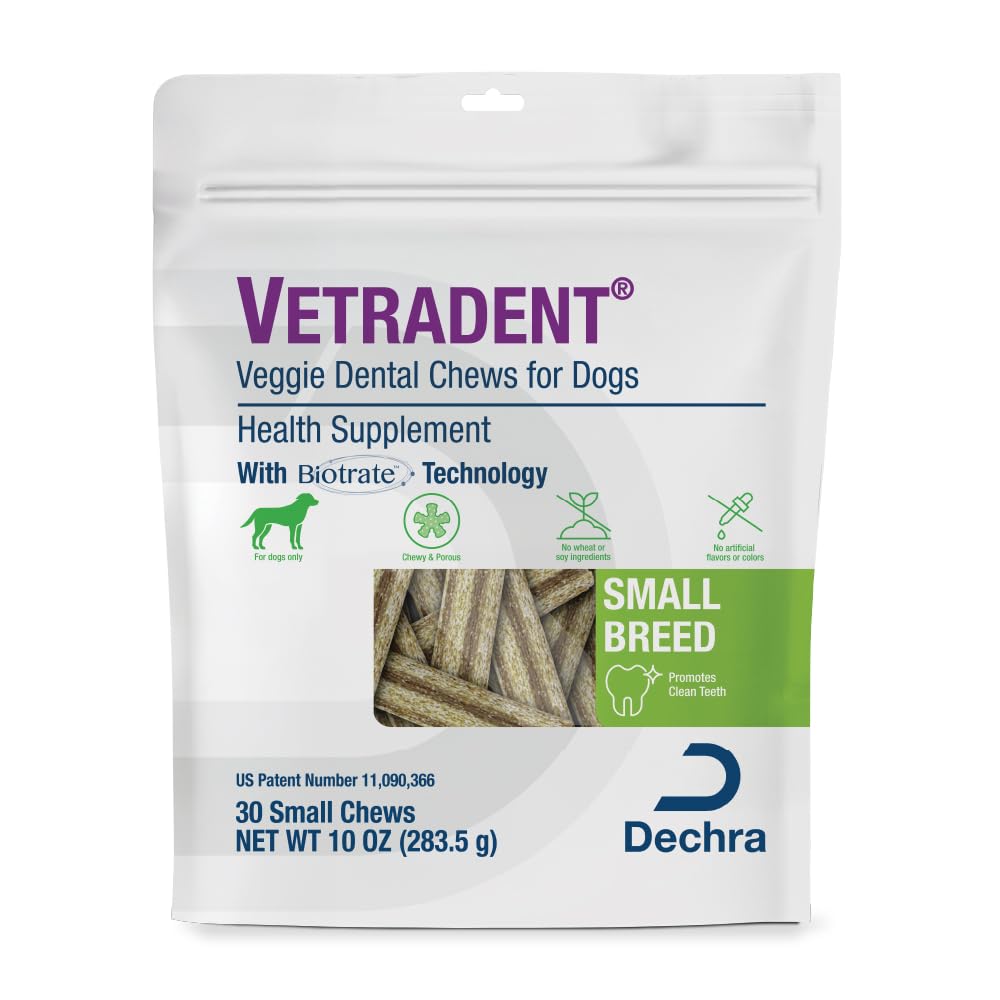 Vetradent&reg; Veggie Dental Chews for Small Dogs