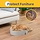 Conlun Kratzbrett Katze, Kratzbox mit 4 Katzen Kratzpappe,Wendbare Katzenkratzbretter aus Robustem Wellpapp-Karton für Katzen zum Kratzen und Ausruhen,Schützt Möbel,Ideales Kätzchen Geschenk,Groß