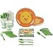 Animal Party Supplies - Serves 24 Zoo Jungle Theme for Birthday & Baby Shower, Includes Paper Plates, Napkin, Cups, Cutlery
