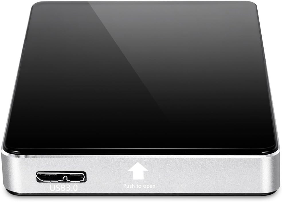 AVANTEK USB 3.0 to 2.5-Inch SATA I II III External Hard Drive Disk Enclosure Case [Supports HDD & SSD Up to 1 TB, Tool-Free Installation]