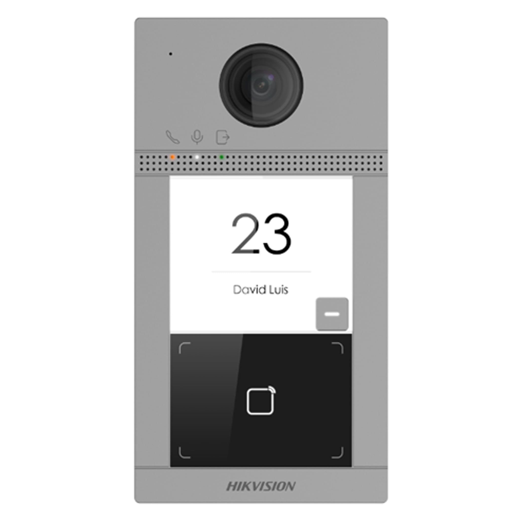 Hikvision DS-KV8113-WME1(C) Einfamilien-WLAN/IP-Außenstation aus Metall für den eigenständigen Betrieb oder die Zusammenarbeit mit IP-Monitoren II-Generation