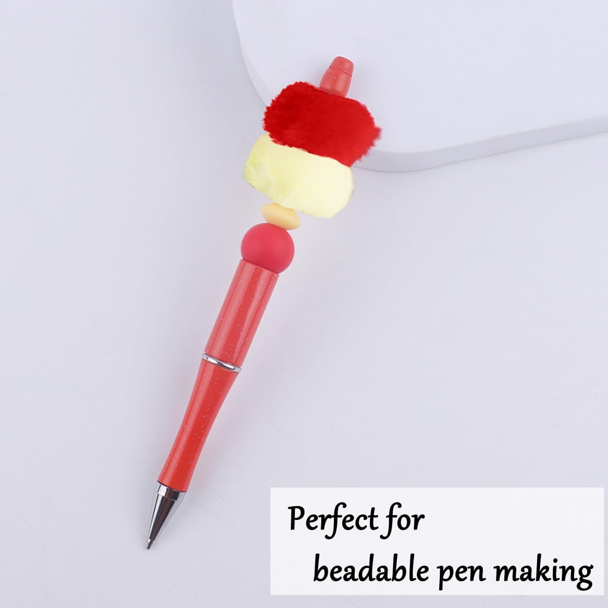 Tupalizy 50PCS Fluffy Faux Fur Pom Poms Beads Soft Fuzzy Spacers Beads for Bracelets Jewelry Making Keychains Pens Earrings Garland Headband DIY Crafts Projects Gifts Accessories, Random Mixed Color - Image 7