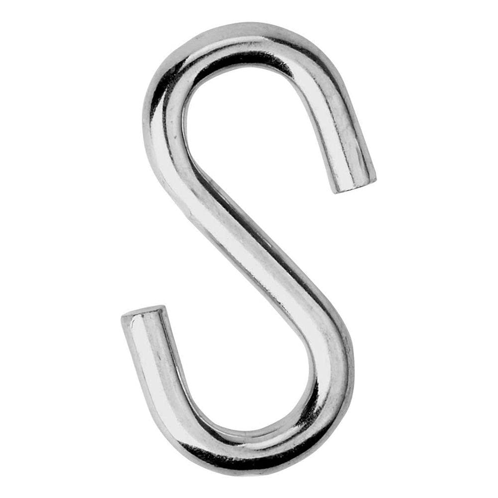 Diy Crafts CT-DIY-HI-37184 Stainless Steel Hammocks Chains and S - Hooks, 3 - Inch Long, # 2, Pack of 4 (Multicolor) 2
