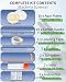 Bacteria Science Kit, Pre-Poured Petri Dishes with Agar and Cotton Swabs for Microbiology Experiment, Nutrient Agar Plates for Bacteria Growing, Science Fair Project Kit, Water Test Kit, User's Manual