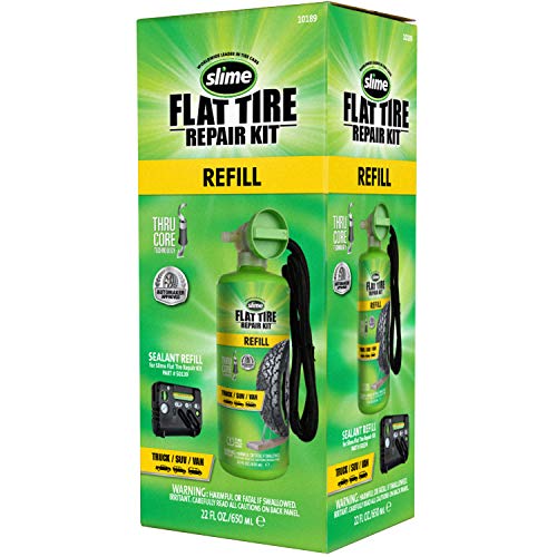 Image of Slime 10189 Sealant Replacement Cartridge Only for The Truck Flat Tire Repair Kit, 22oz