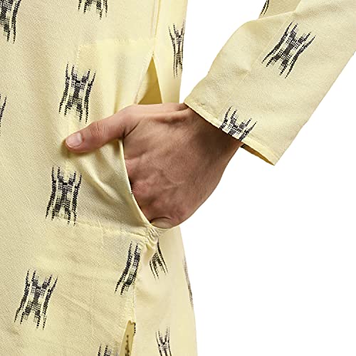 Image of SOJANYA (Since 1958 Men's Cotton Printed ONLY Kurta