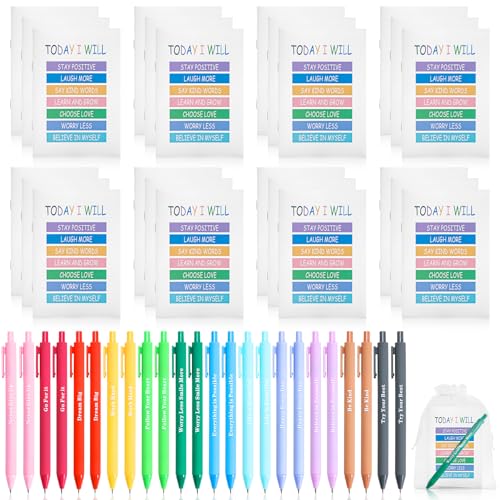 Coffret cadeau 72 pièces d'affirmation positive pour chasser le stress