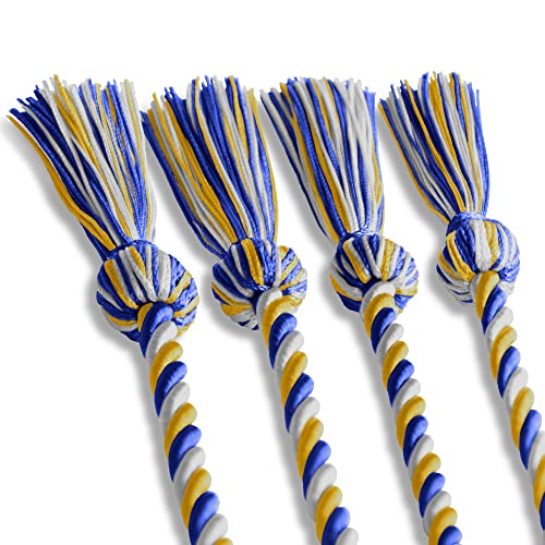 Image of Endea Graduation Double Honor Cord Three-Color (Royal Blue /Gold /White)