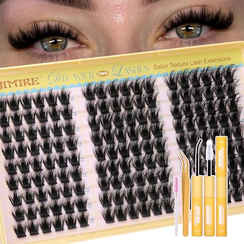 JIMIRE Fluffy Lash Clusters Kit