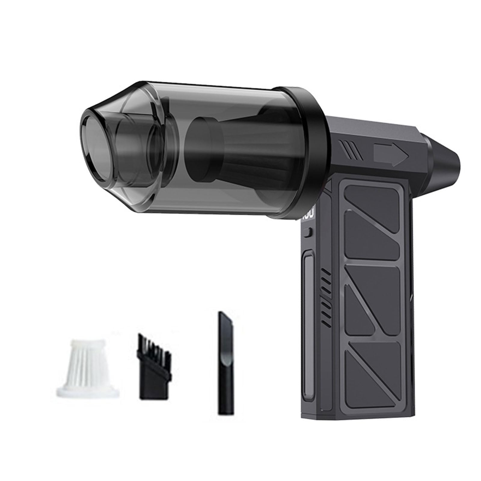 Soplador compacto de 130000 RPM con pantalla digital LED Ventilador portátil para actividades de extracción de 4 velocidades