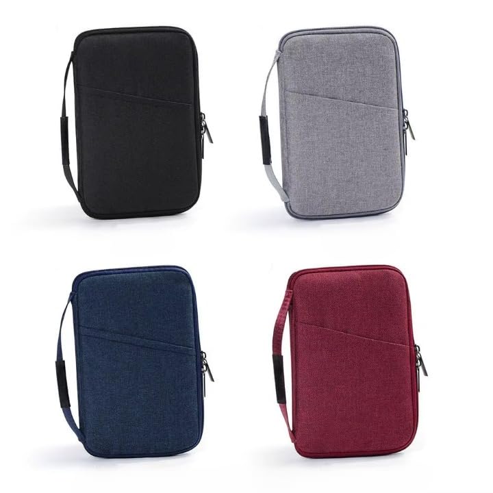 Passport Holder & Family Wallet, Travel Document Organizer with Credit Card Slots for Men & Women (1-Pcs, Multi Color)-image-31