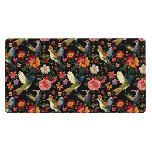 Tapis de souris colibri colore pour decorer et organiser votre bureau