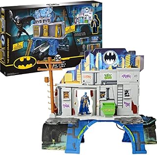 DC Comics BATMAN 3-in-1 Batcave Playset with Exclusive 4-inch BATMAN Action Figure