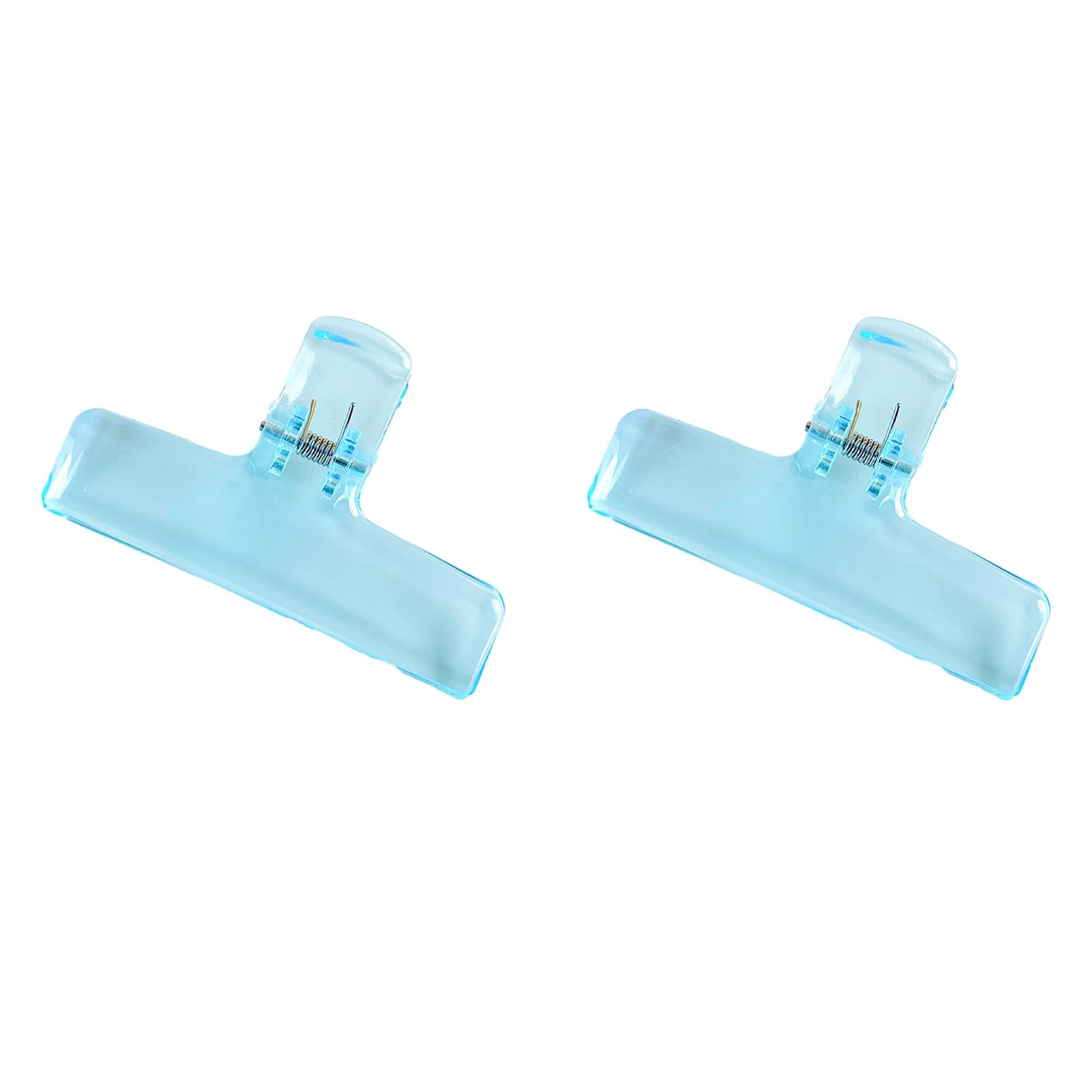 bayicie 2Pcs Clear Acrylic Binder Clips with Strong Grip Colorful Clips for Office School Home Reusable Binder Clips for Organizing