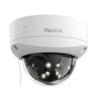 Reolink 4K PoE Telecamera Esterno 180° Doppio Obiettivo, Antivandalismo IK10