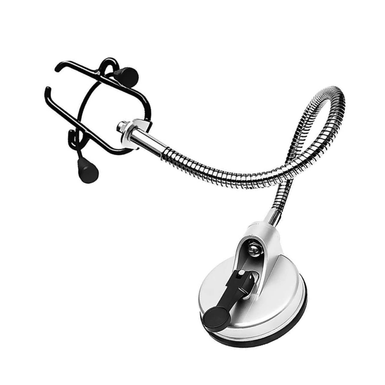 IWOWHERO Adjustable Hair Dryer Bracket Rotating Stand Hands Hair Dryer Holder for Styling Storage