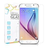 Samsung Galaxy S6 Screen Protector, iXCC 0.3mm 5.1 Inch 9H Hard HD Scratch Resistant Samsung Galaxy S6 Tempered Glass Screen Protector