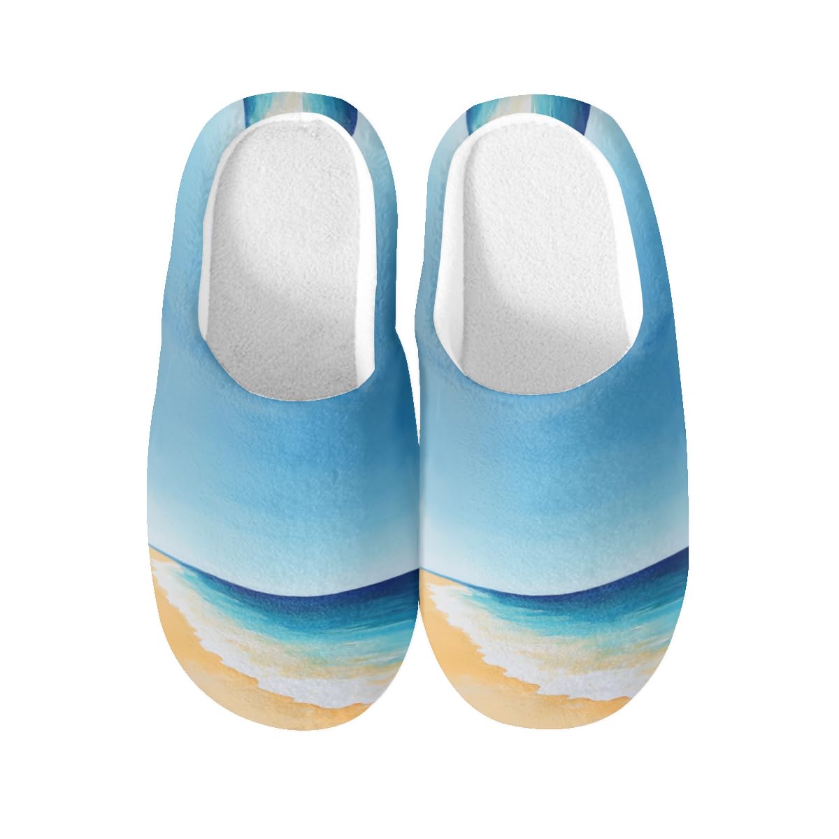 Chaussons antidérapants en coton avec mousse à mémoire de forme