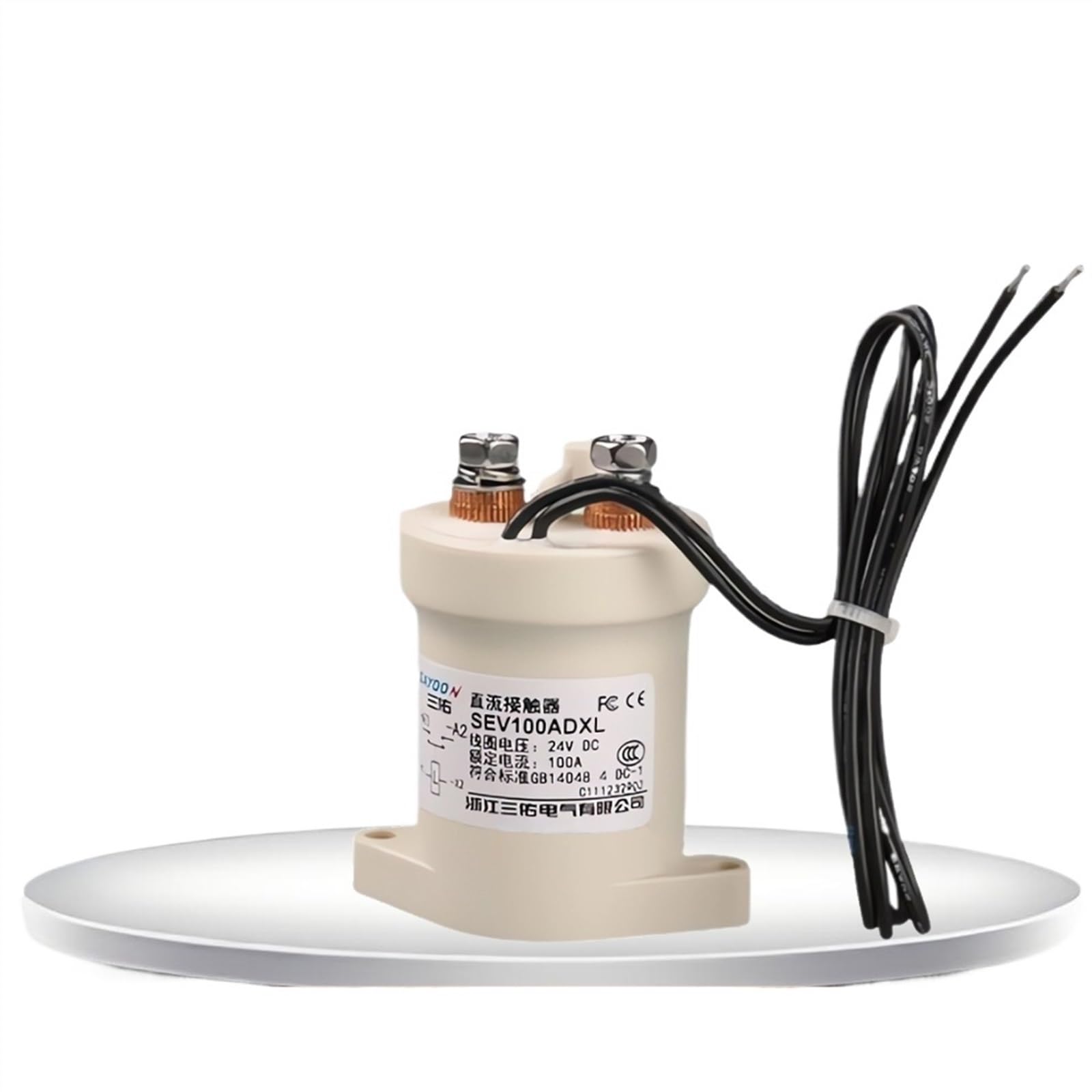 Contacteur CC haute tension SEV100A sous vide 48V relais 1NO pour circuits électriques de puissance