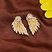 4 Pairs Retro Stereo Angel Wings Earrings for Women Fashion Feather Zircon Earrings Jacket Punk Gothic Jewelry (wing)