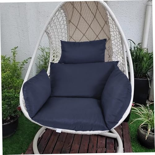 Fundas de Cojines para Sillas Lavables con Cremallera Azul Oscuro 5
