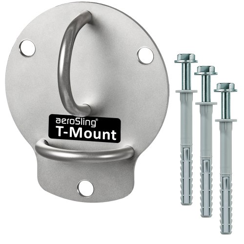 AeroSling T-Mount Wandhouder, plafondhouder voor slingtrainer, lussentrainer, accessoires.