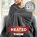 Sunbeam Royal Ultra Fleece Heated Throw Electric Blanket, 50