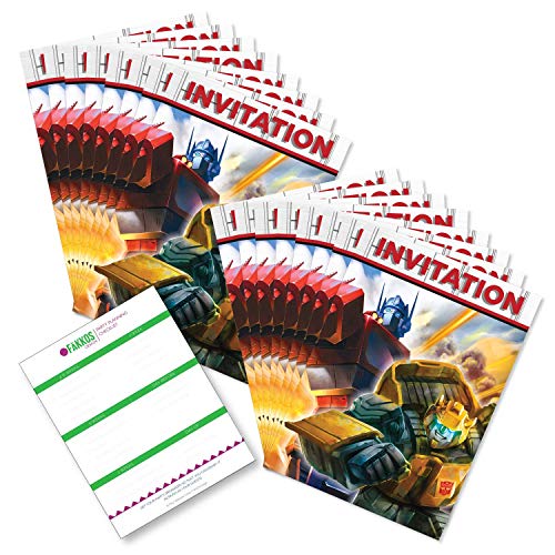 Transformers Birthday Invitations (16ct) by Party Tableware Today