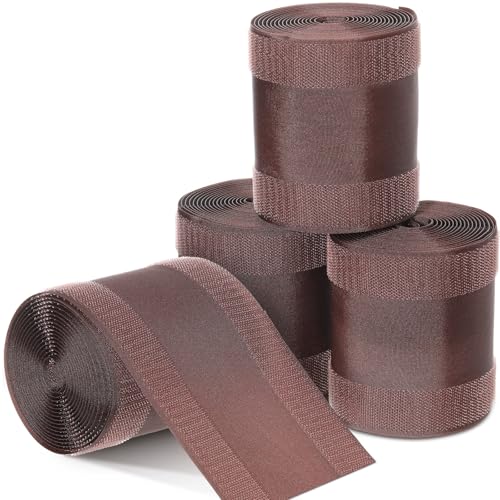 Image of WILLBOND Carpet Cord Cover Cable Protector Floor Cover Cable Protector Management Only for Commercial Office Carpet(39.37 ft,Brown)