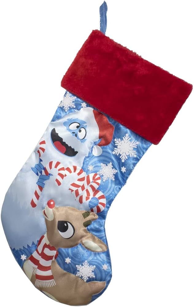 Rudolph the red nosed reindeer christmas stocking Outlet