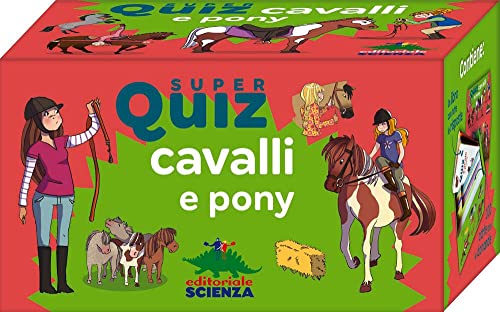 Super quiz: cavalli e pony. Ediz. a colori. Con 100 schede