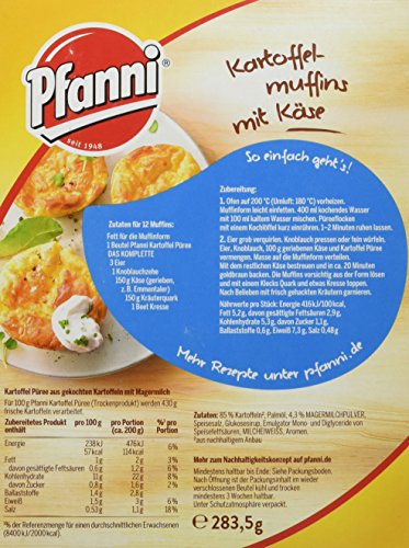Pfanni Kartoffel Püree Das Komplette das Püree mit Milch mit 100% deutschen Kartoffeln 3x 3 Portionen – Bild 3